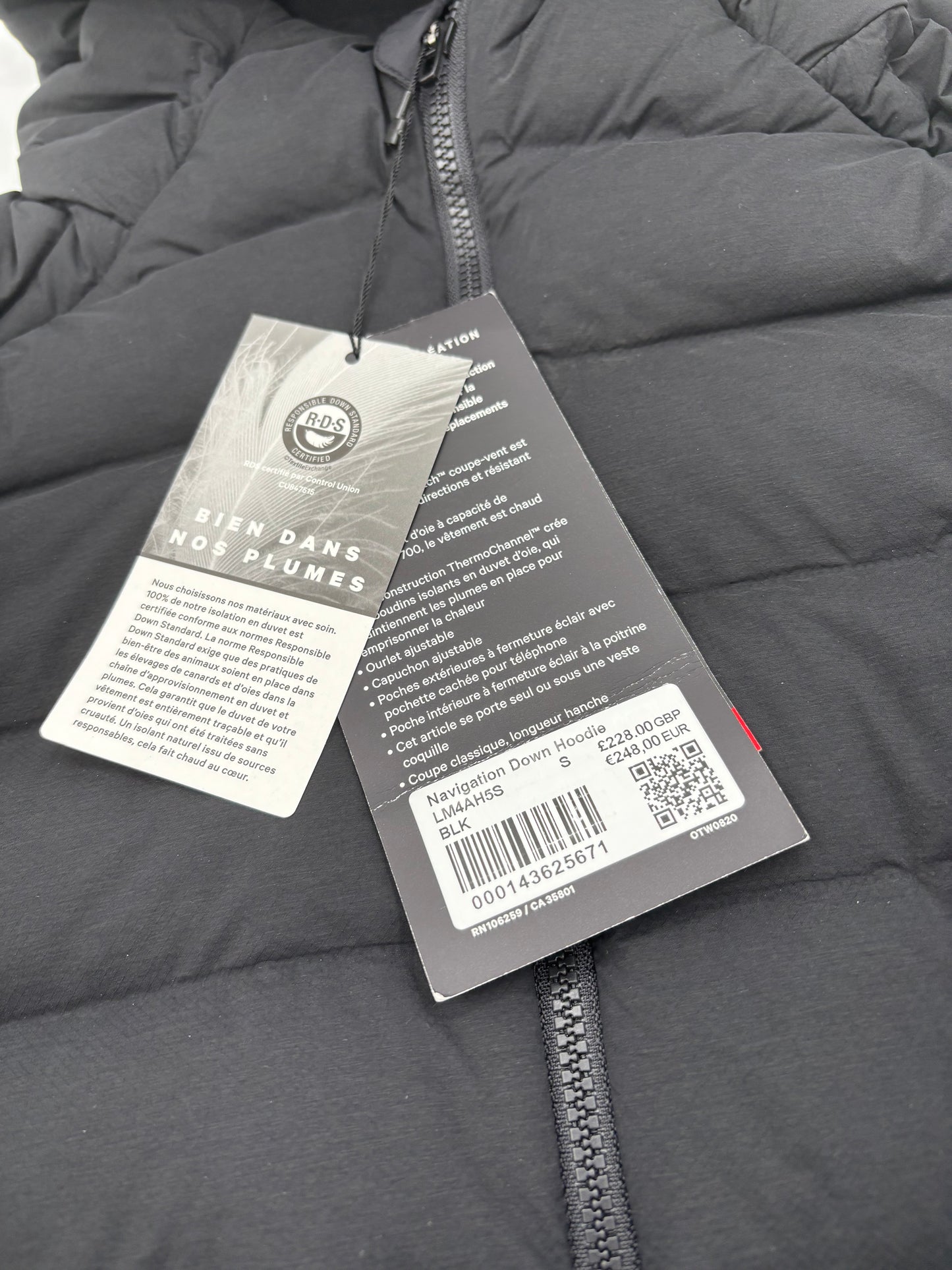 LULULEMON “NAVIGATION DOWN FILL” JACKET